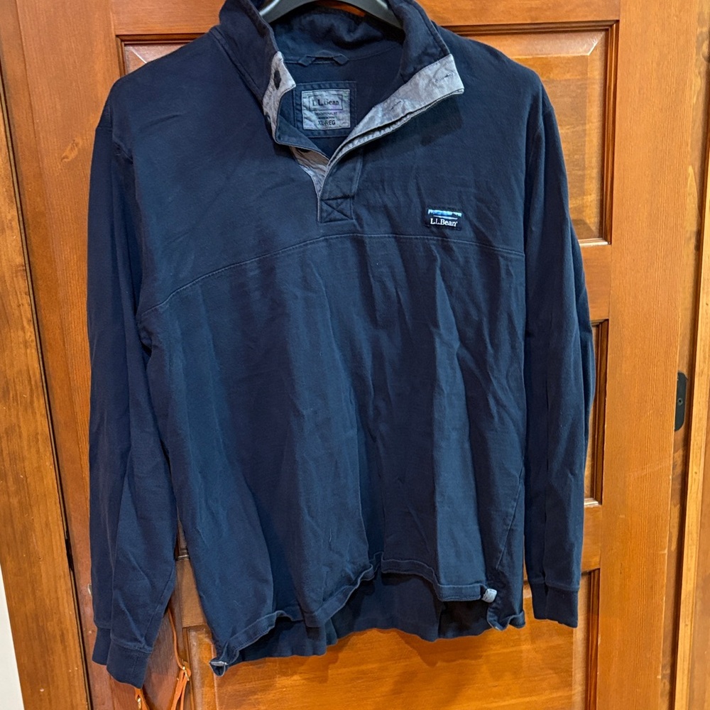 L.L. Bean Charcoal Full-Zip Jacket